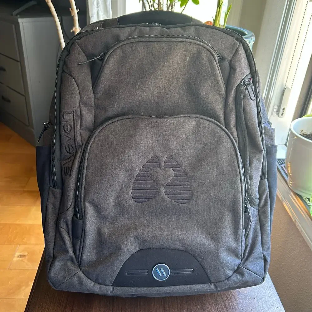 elleven Rutter TSA 17" Computer Backpack - Black - Picture 1 of 13